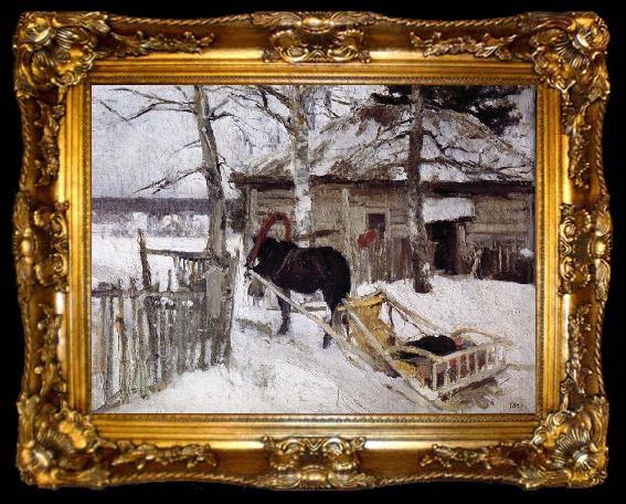 framed  Konstantin Korovin Winter, ta009-2